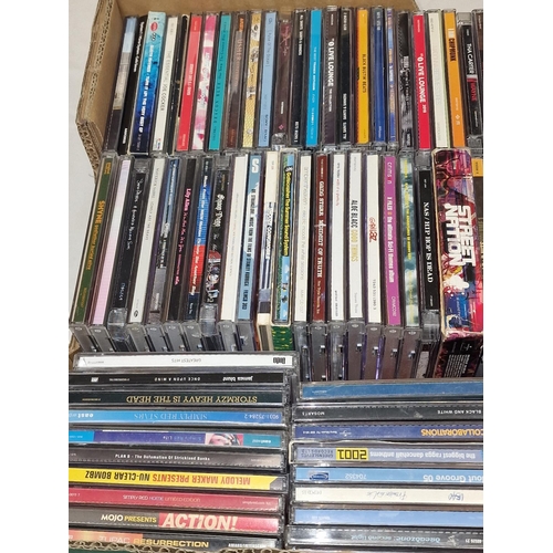 358 - Large box of compact discs to include a large quantity of R&B.