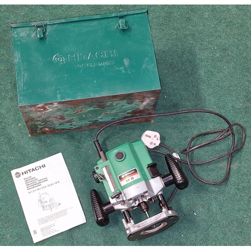 369 - Hitachi M8 electric router in carry case.