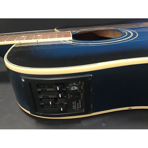 457 - MANITO ACOUSTIC ELECTRIC GUITAR. Found here we have this 6 string acoustic electric guitar by MANITO... 