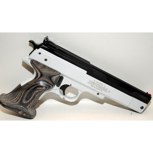 156 - Weihrauch HW45 Silver Star .22 cal air pistol. Untested but in excellent cosmetic condition. Complet... 