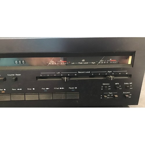 593 - NAKAMICHI 2 HEAD CASSETTE DECK. Model No. 480 and has not been tested due to being a 110 volt machin... 