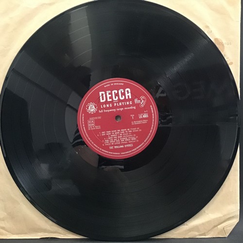 352 - ‘ROLLING STONES’ DEBUT LP ON DECCA.  Pressed here on Decca Records LK 4605 is the Stones first album... 