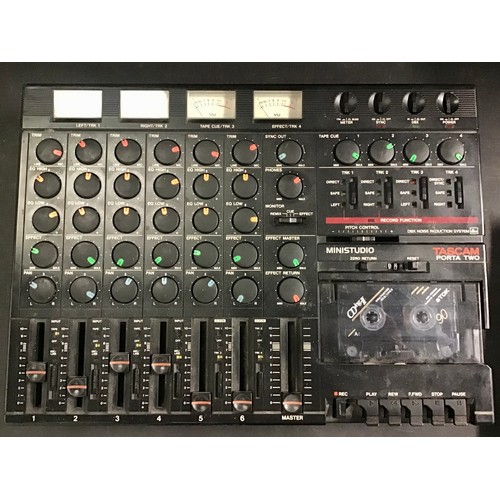 544 - TASCAM MINI STUDIOS X 2. Two units here with model numbers - Porta One and Porta Two. Both these uni... 