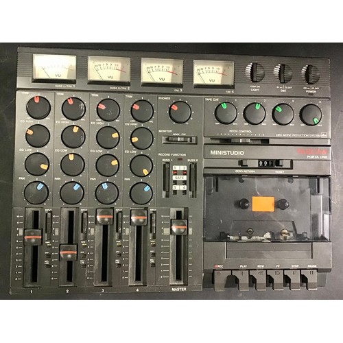 544 - TASCAM MINI STUDIOS X 2. Two units here with model numbers - Porta One and Porta Two. Both these uni... 