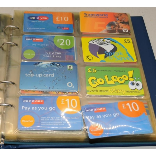 173 - Very large collection of phone cards contained within 2 albums. 100's of cards well worth a sort thr... 