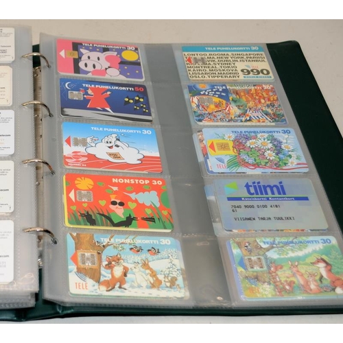 177 - Very large collection of phone cards contained within 2 albums. 100's of cards well worth a sort thr... 