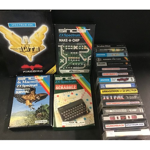 540 - ZX SPECTRUM + PERSONAL COMPUTER AND GAMES. Here with original box we find this small spectrum pc wit... 