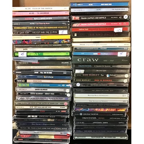 549 - COLLECTION OF ROCK / POP RELATED COMPACT DISC’S. Artist’s here include - AC/DC - David Gilmore - Nei... 