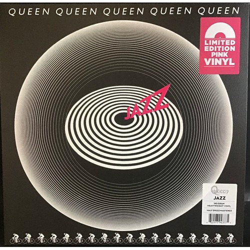 351 - COLLECTIBLE LTD EDITION QUEEN LP ‘JAZZ’ ON PINK VINYL. Fantastic pink vinyl edition of the legendary... 