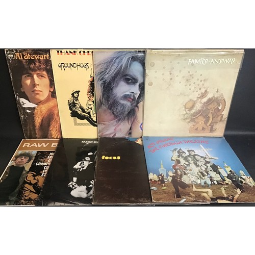 405 - ROCK RELATED VINYL BOX OF VARIOUS LP RECORDS. To include artists - Jimi Hendrix - Three Dog Night - ... 