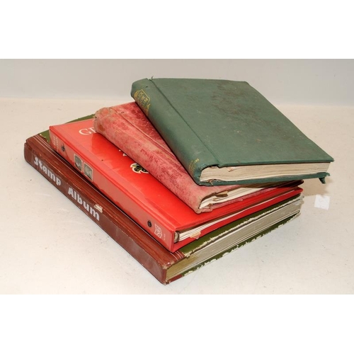 181 - A collection of schoolboy stamp albums and stockbooks. Worth a look through.