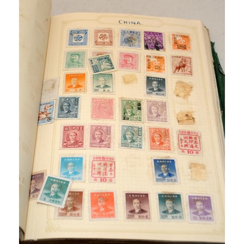 181 - A collection of schoolboy stamp albums and stockbooks. Worth a look through.