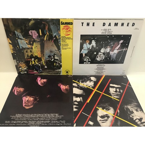 413 - THE DAMNED VINYL LP RECORDS X 4. This selection includes titles - Machine Gun Etiquette - The Black ... 