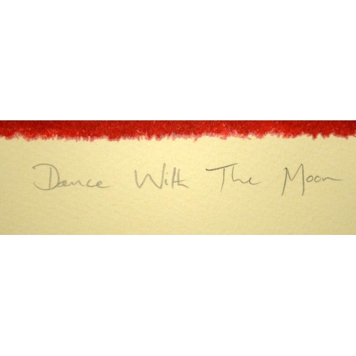 114 - Large Adam Barsby: Numbered and signed limited edition print - Dance With the Moon 102/350. Frame si... 