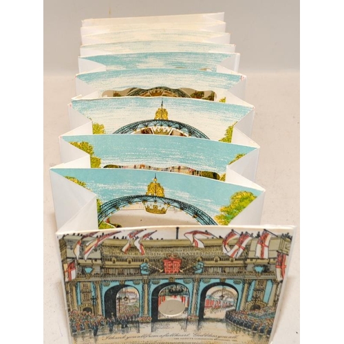 186 - 1953 Coronation folded paper and card diorama. Rare survivor with no apparent damage or repairs.