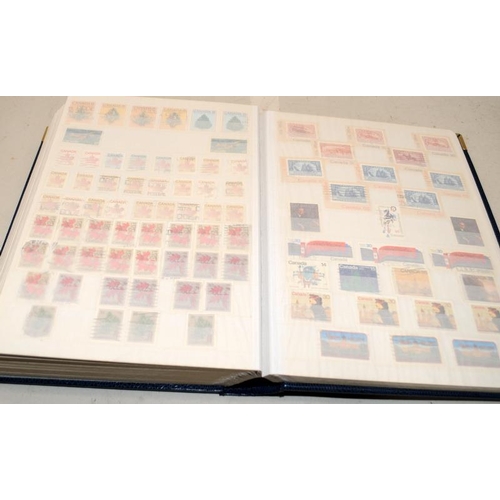 195 - Excellent Canada stamps stock book, good quantity of stamps within