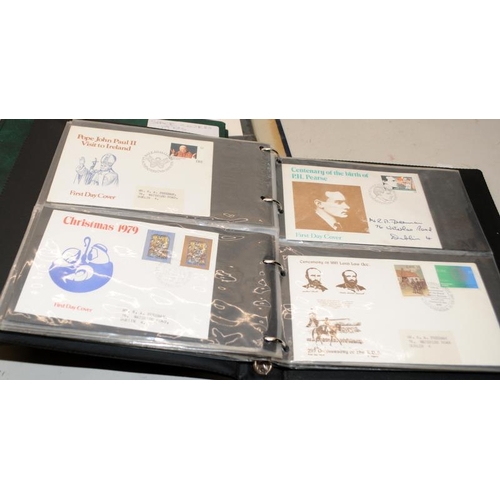 198 - Five albums of world stamps, Royalty stamp sheets, and first day covers relating to military, space ... 