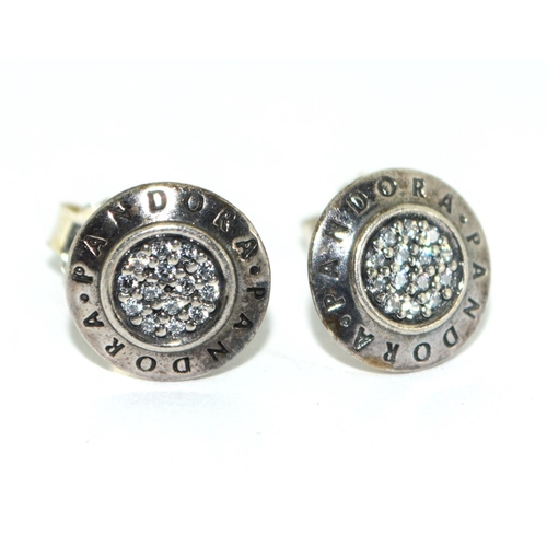 398 - Pandora ALE 925 silver earrings