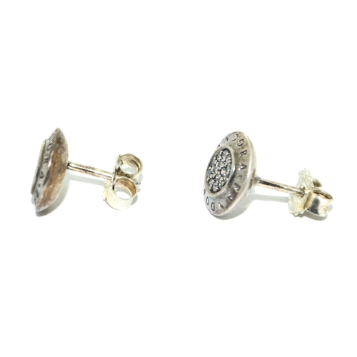 398 - Pandora ALE 925 silver earrings