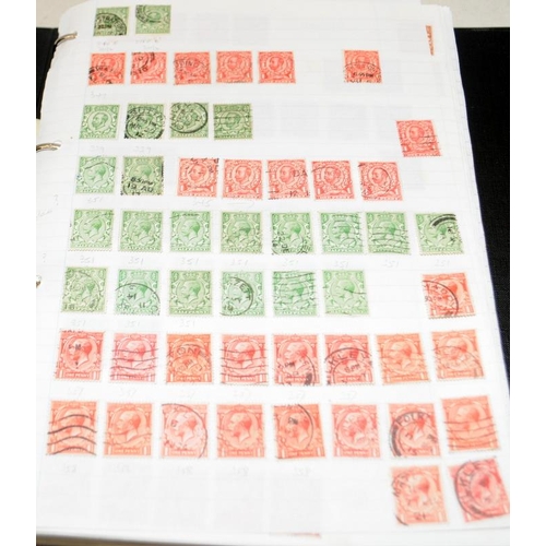 208 - Large collection of GB stamps contained within a number of stock books and albums. Worth a look thro... 