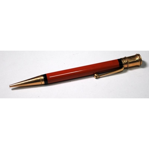 23 - Parker Duofold mechanical pencil. 4 7/16