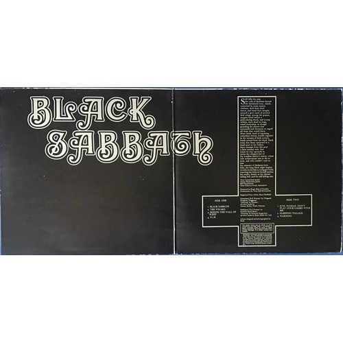 431 - BLACK SABBATH SELF TITLED VINYL ALBUM ON VERTIGO SWIRL. Found here in gatefold sleeve on Vertigo Swi... 