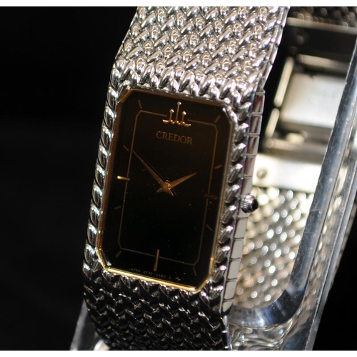 Credor unisex quartz dress watch, model ref: 2F70-5330. Credor is