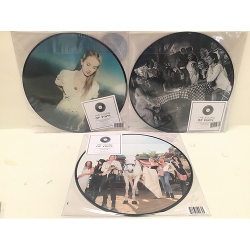 79 - LANA DEL REY PICTURE DISC LP RECORDS X 3. Great Set of vinyls here from Lana Del Rey and depicting v... 
