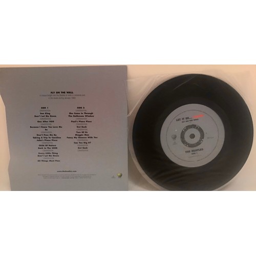 1 - BEATLES ‘LET IT BE NAKED’ APPLE JAPANESE  VINYL LP WITH 7” SINGLE AND INSERTS. This album is No. TOJ... 