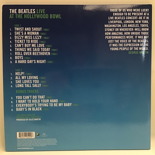 61 - THE BEATLES, LIVE AT THE HOLLYWOOD BOWL, 