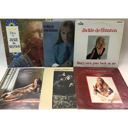85 - JACKIE DE SHANNON VINYL LP RECORDS X 6. Titles here include - Songs - Jackie - What The World Needs ... 