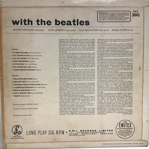 6 - THE BEATLES - WITH THE BEATLES 1963 UK STEREO LP. A very nice pressing of their 2nd album on Stereo ... 