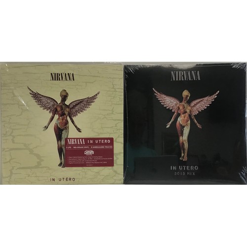 11 - NIRVANA ‘IN UTERO FACTORY SEALED ALBUMS X 2. Two versions of this album here both found in factory s... 