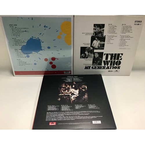 72 - SELECTION OF 3 ALBUMS BY THE WHO. Here we have reissues of great albums from The Who beginning with ... 