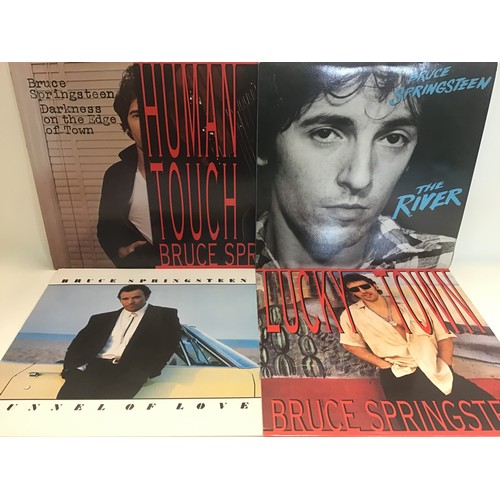 126 - BRUCE SPRINGSTEEN ALBUMS X 5. Titles here include - Tunnel Of Love - Lucky Town - Human Touch - The ... 