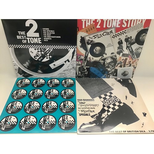 141 - SKA / 2 TONE RELATED VINYL ALBUMS X 4. Copies here include - The 2 Tone Story (Double Album) - These... 