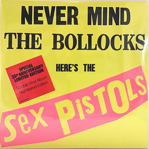 50 - SEX PISTOLS ‘NEVER MIND THE BOLLOCKS’ (35th ANNIVERSARY LTD NUMBERED PRESSING). This is a factory se... 
