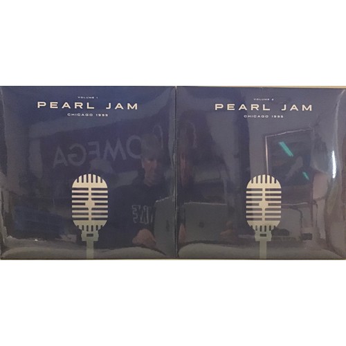 142 - PEARL JAM ‘CHICAGO 1995 Vol. 1 & 2’ NEW SEALED VINYL ALBUMS. These 2 LP records come factory sealed ... 