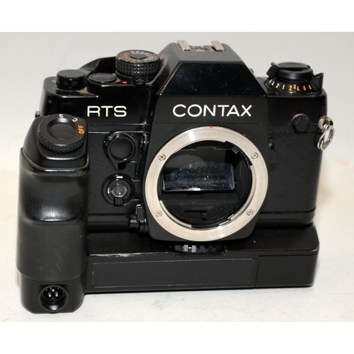 Contax RTS II Quartz 35mm film SLR camera c/w Contax Real