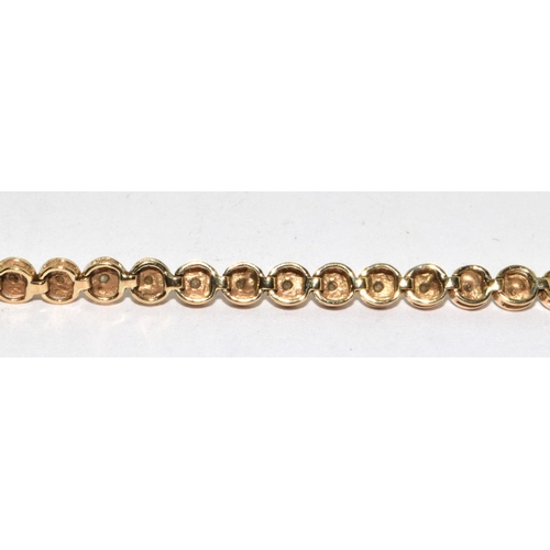 200 - 9ct Gold Diamond Tennis Bracelet