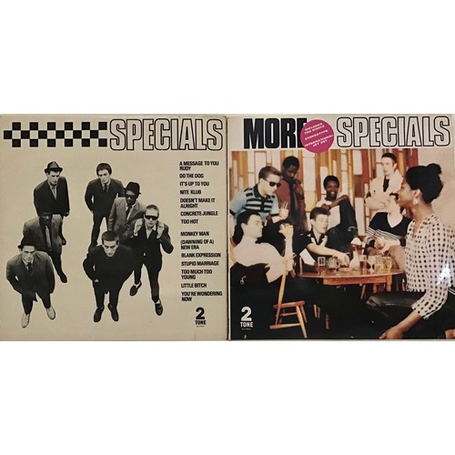 173 - THE SPECIALS VINYL LP RECORDS X 2. Both found here on paper label 2 Tone Records with self titled al... 