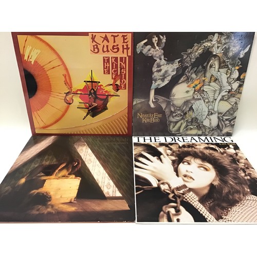 187 - KATE BUSH VINYL LP RECORDS X 4. Albums here include titles - The Dreaming - Never For Ever - Lionhea... 