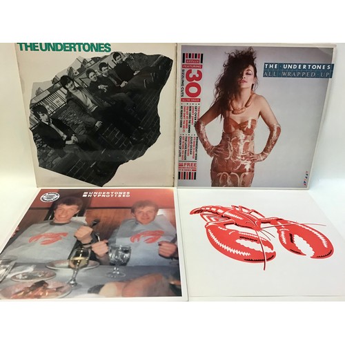 76 - THE UNDERTONES VINYL LP RECORDS X 3. Titles here include ‘All Wrapped Up’which comes with bonus LP f... 