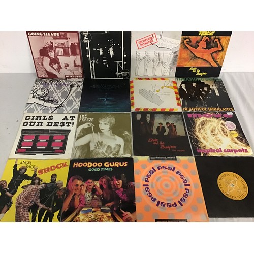 117 - BOX OF VARIOUS INDIE AND NEW WAVE VINYL RECORDS. Great selection here on LP / 12” and 7” to include ... 