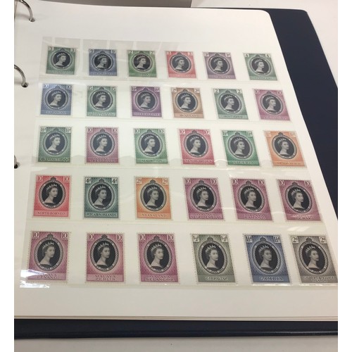 121 - Album of Queen Elizabeth II commemorative GB stamps.