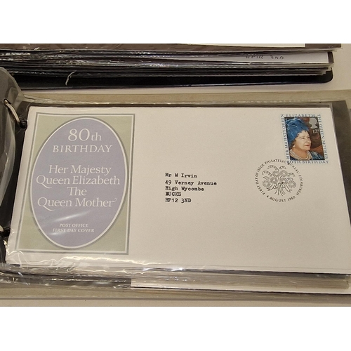 21 - Three albums of GB first day covers.