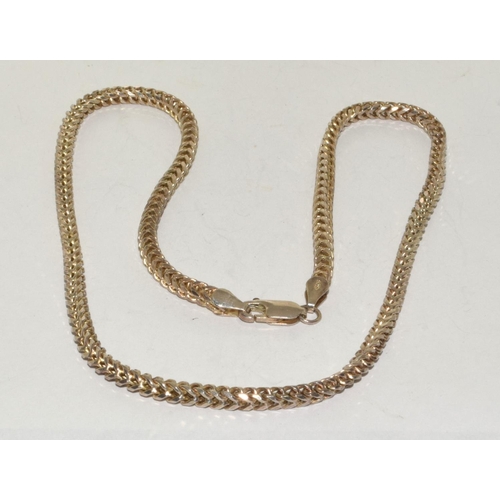 220 - 925 snake link necklace 46cm 25g