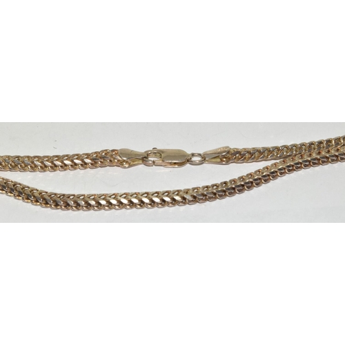 220 - 925 snake link necklace 46cm 25g