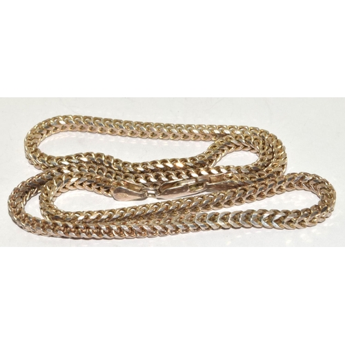 220 - 925 snake link necklace 46cm 25g