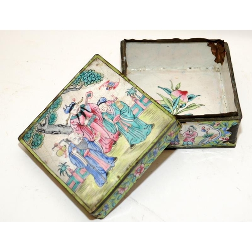 51 - 10 pieces of Chinese cloisonne & enamel.